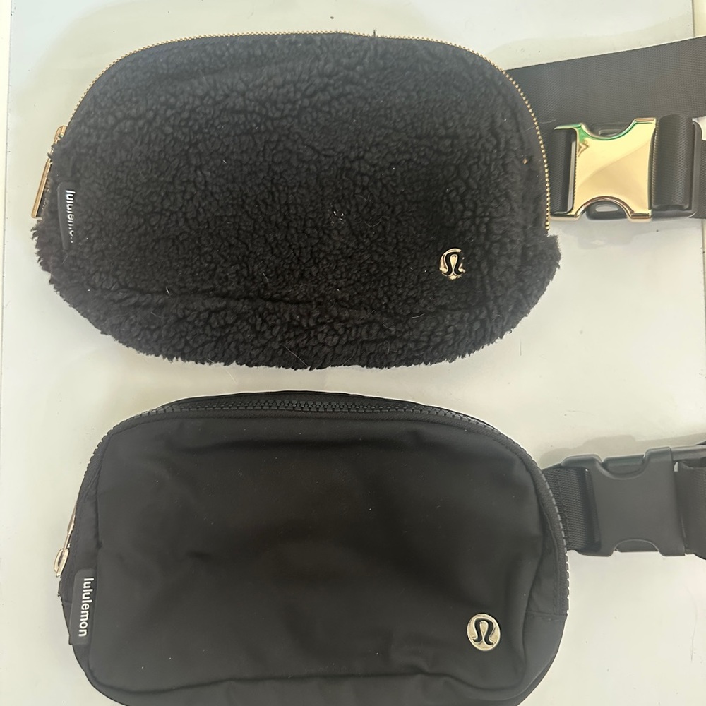 Lululemon Black Belt Bags